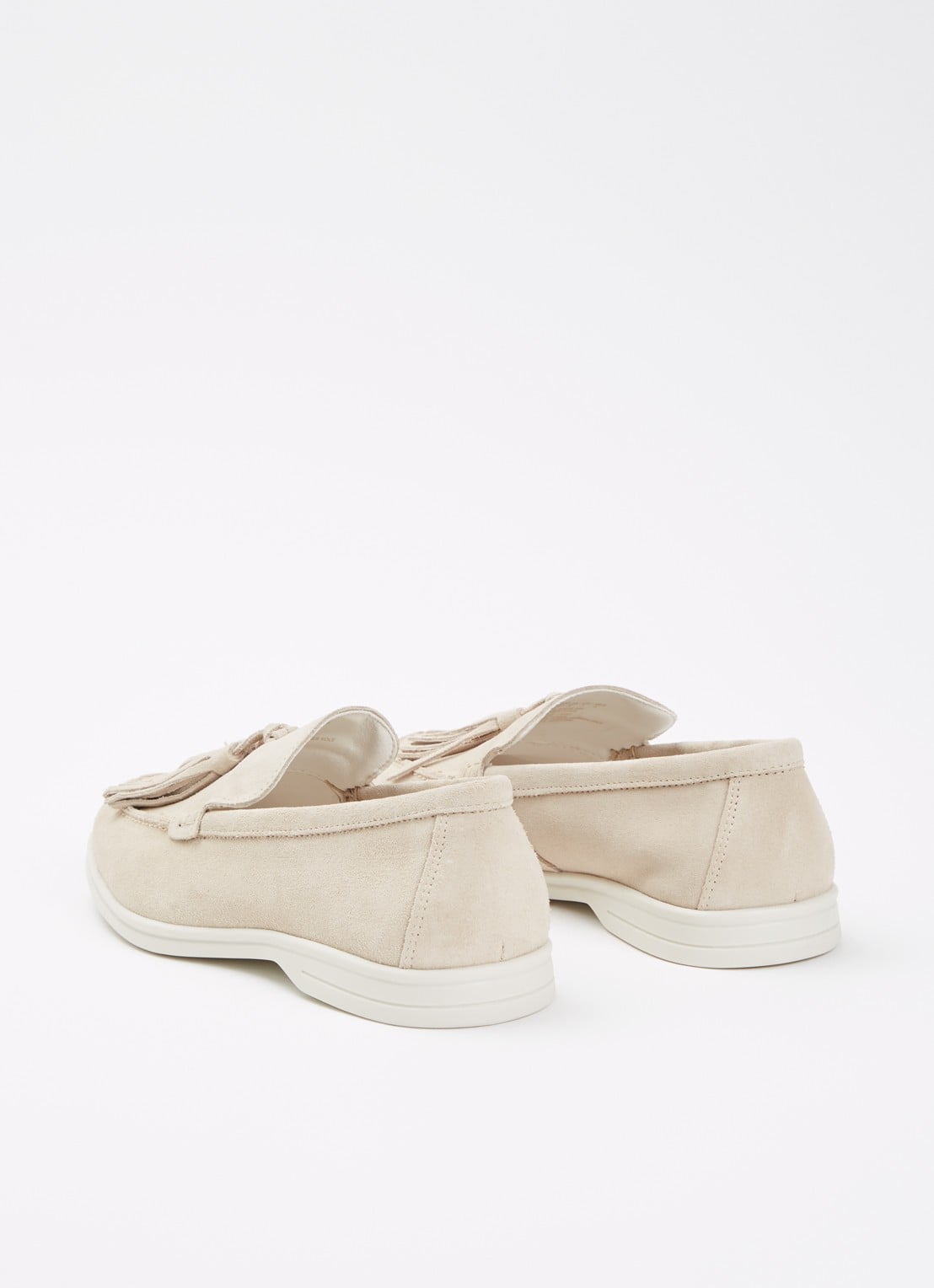 Steve Madden Ojane slip-on van suède - achterkant 6 beige