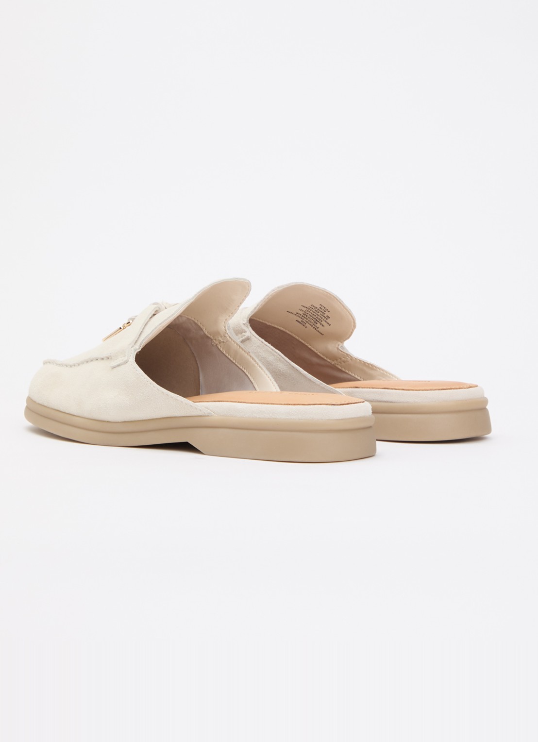 Steve Madden Patrizia loafer van suède - achterkant 5 wit