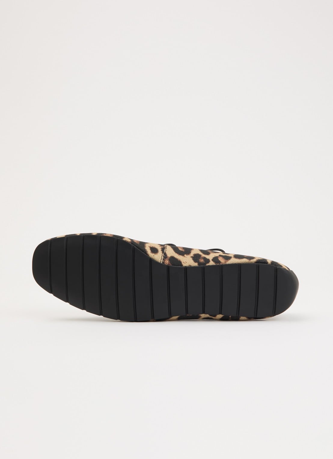 Steve Madden Pointe ballerina met panterprint - detail 5 camel