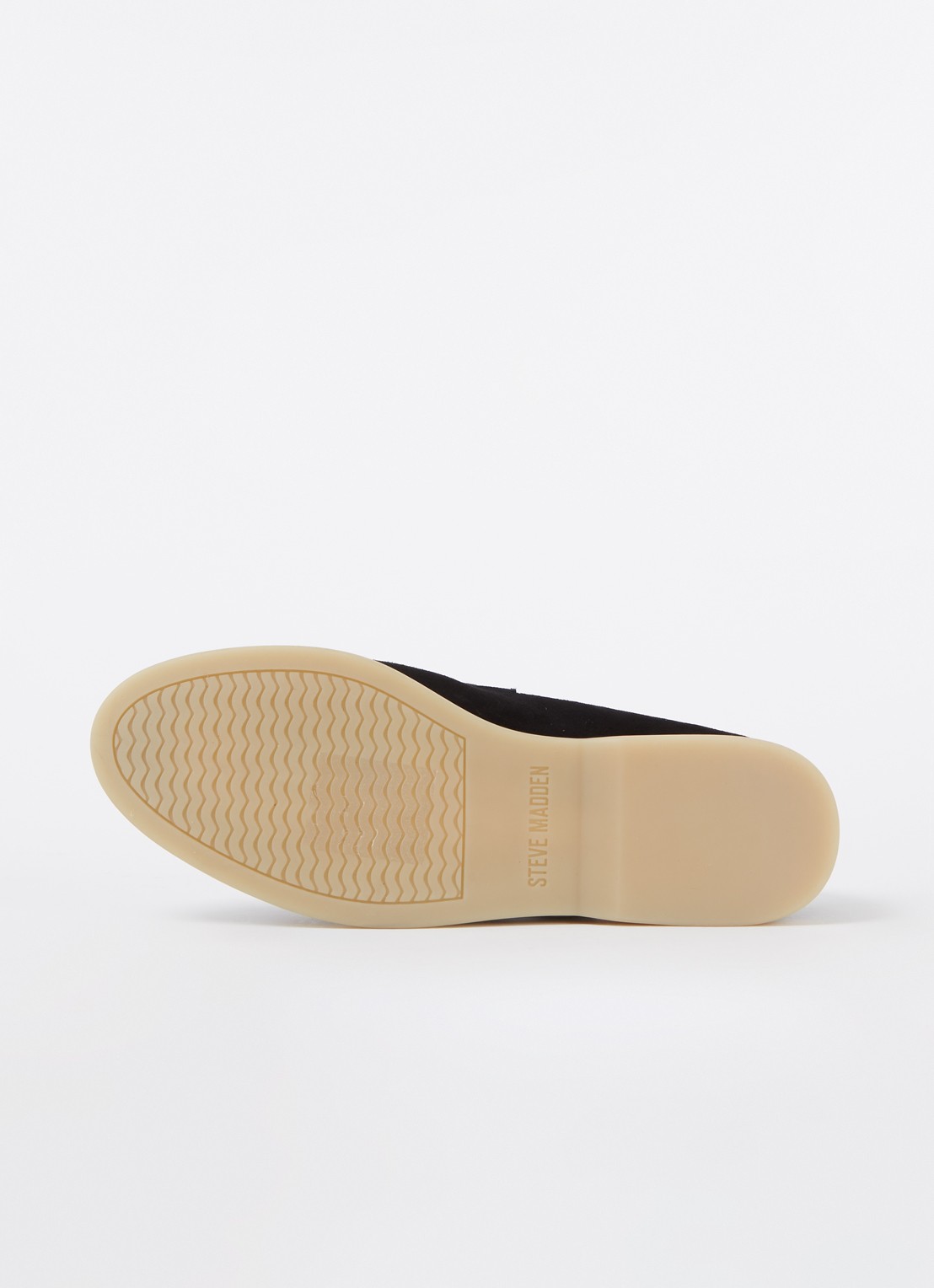 Steve Madden Portland loafer van suède - detail 4 zwart