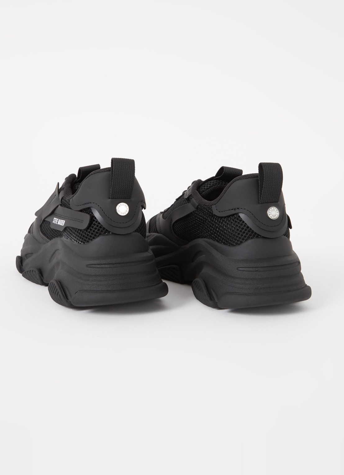 Steve Madden Possession-E sneaker met mesh detail  - detail 2 zwart