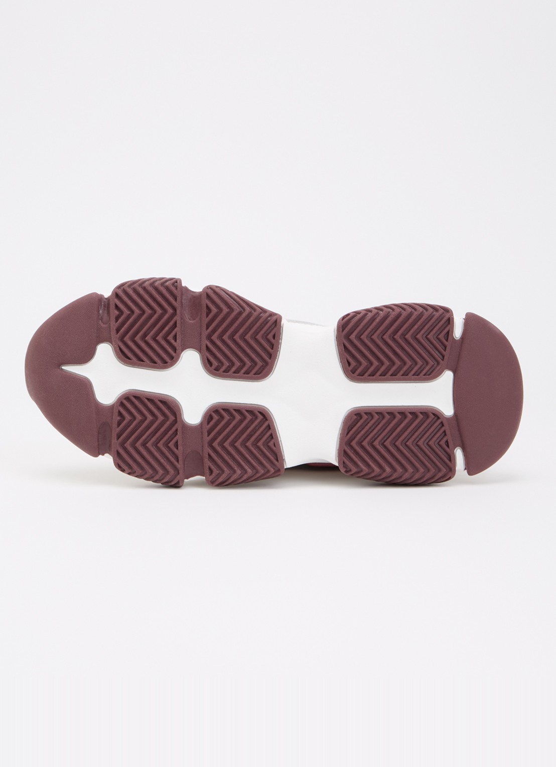 Steve Madden Possession-E sneaker met suède details - detail 6 bordeauxrood