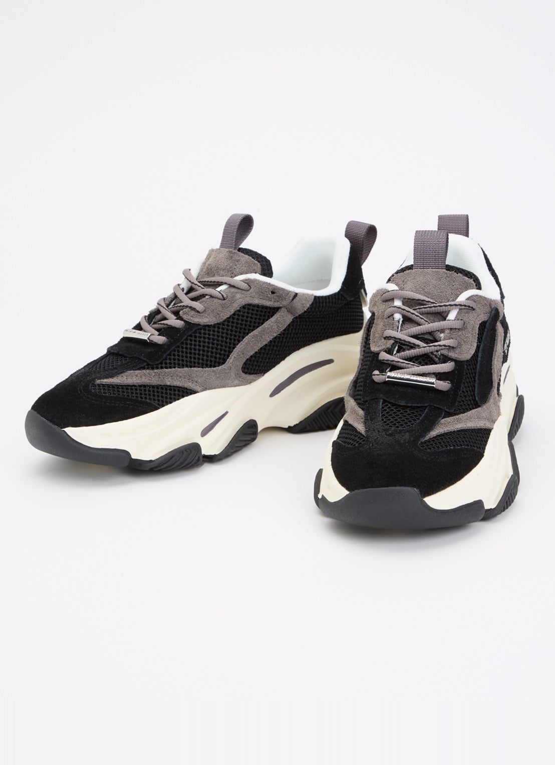 Steve Madden Possession-E sneaker met suède details - detail 2 zwart