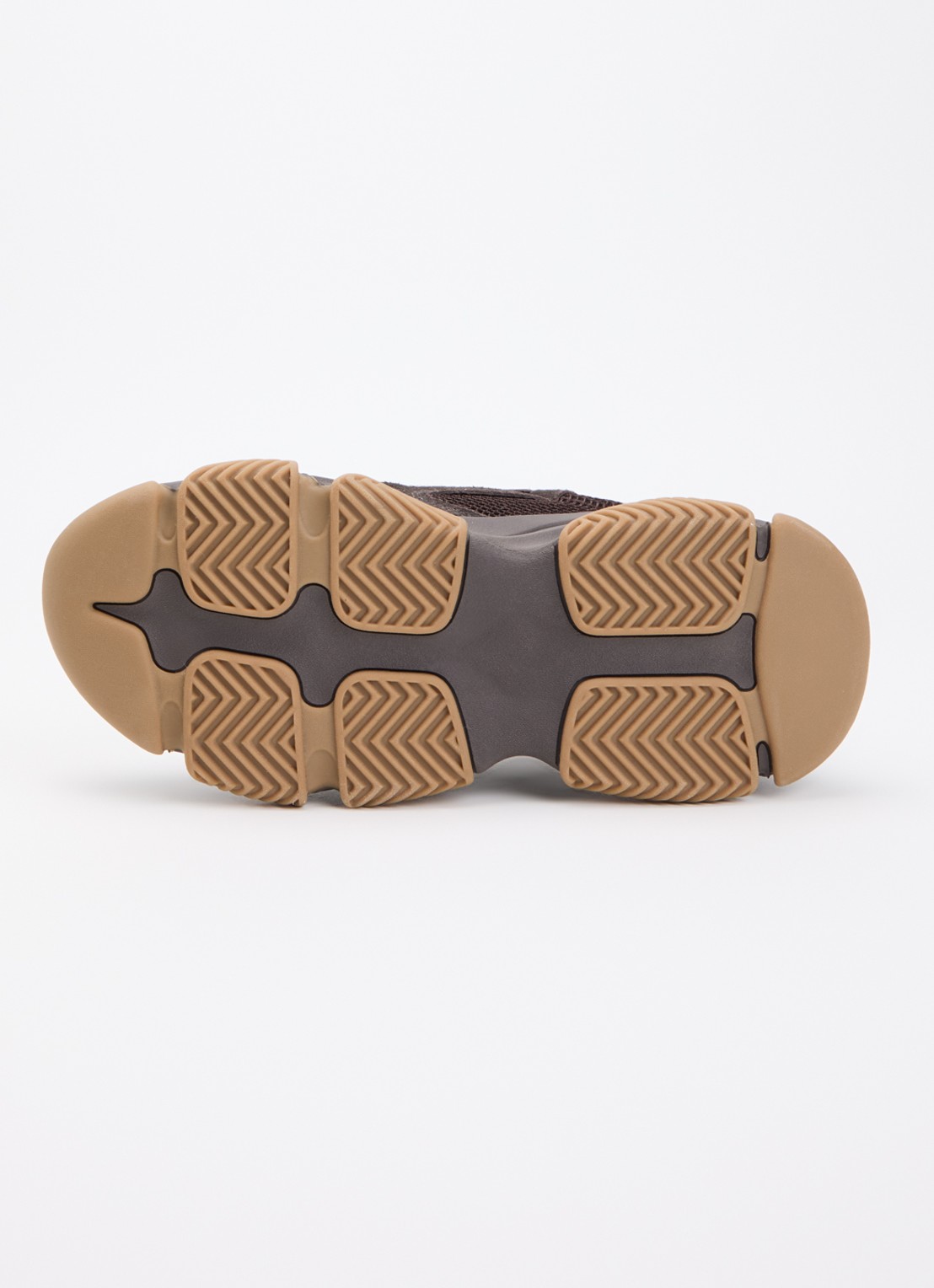 Steve Madden Possession-E sneaker met suède details - detail 4 donkerbruin