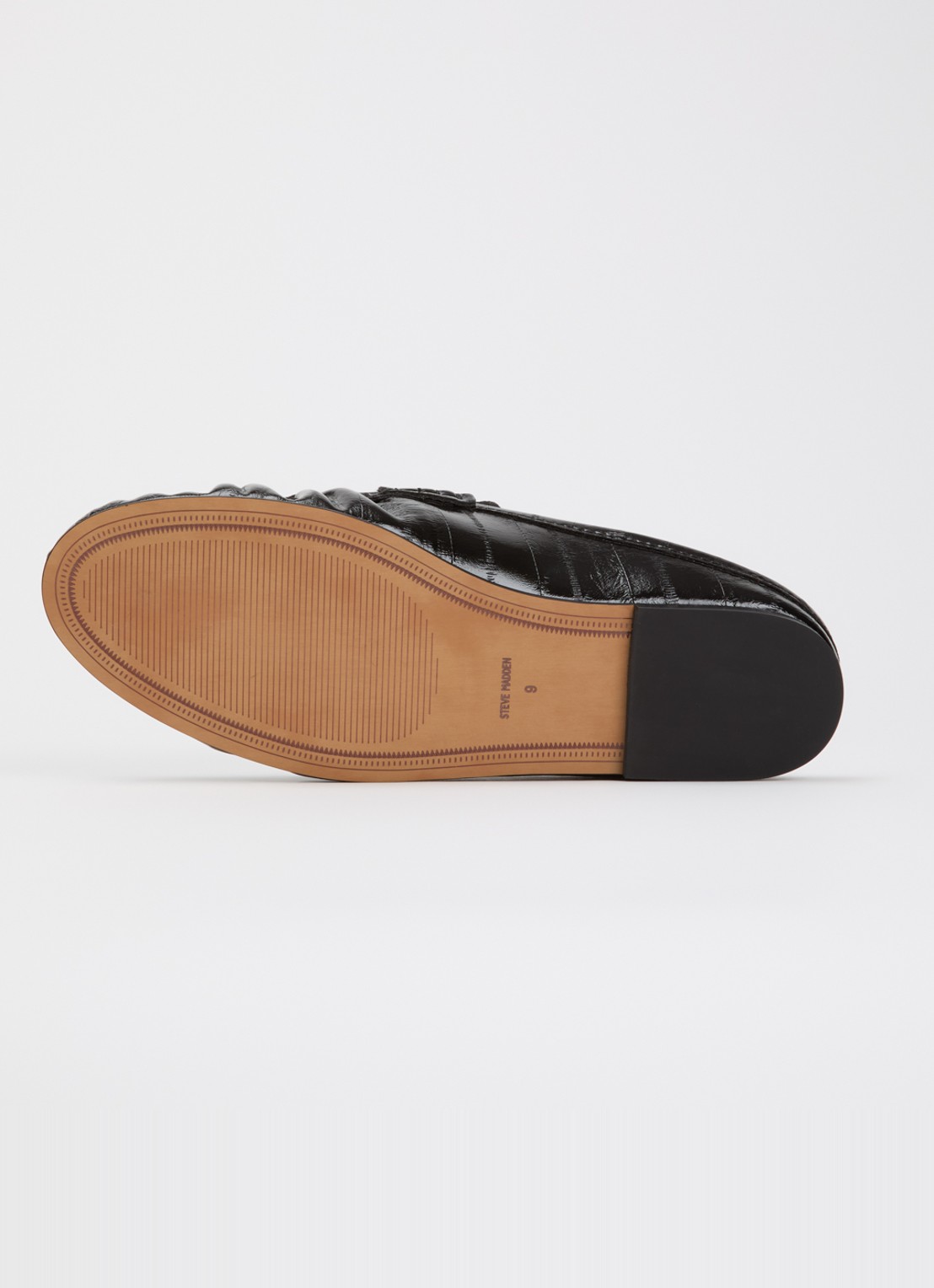 Steve Madden Rafe muiltje van leer - detail 3 zwart