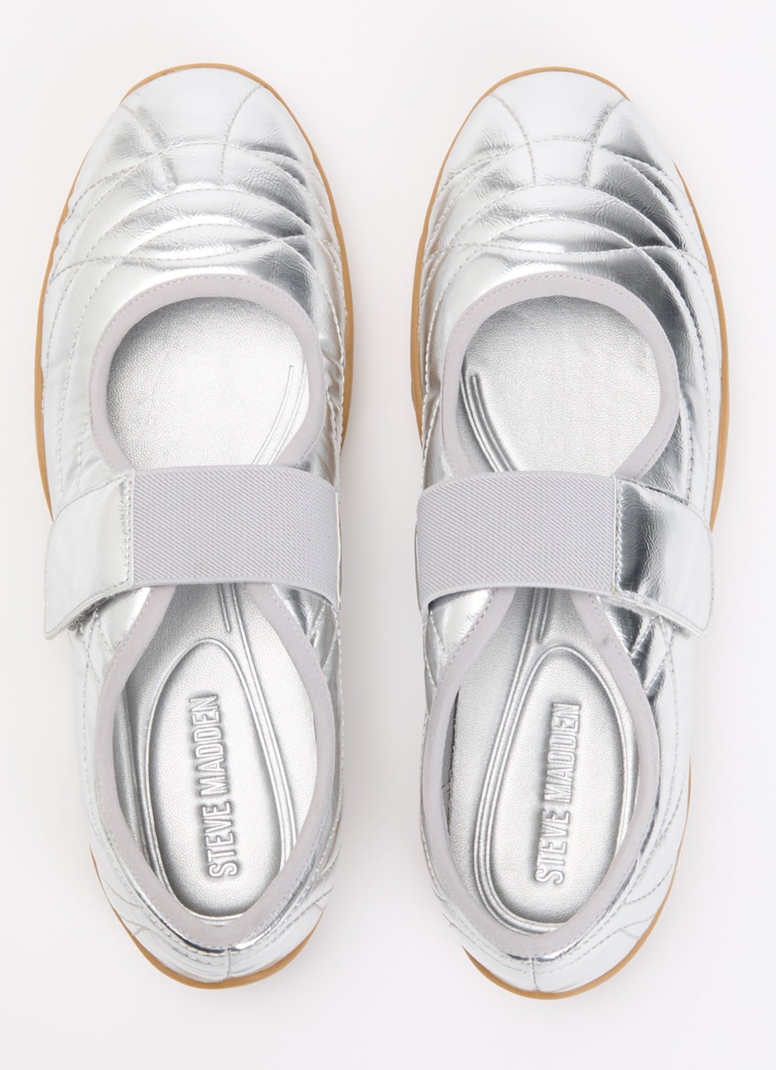 Steve Madden Sneaker met metallic finish - detail 4 zilver