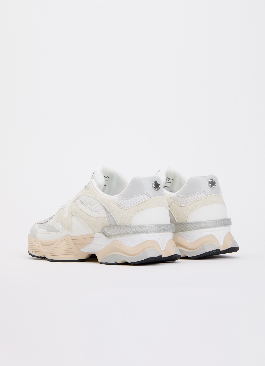 Steve Madden Speeder sneaker met mesh details - achterkant 5 wit