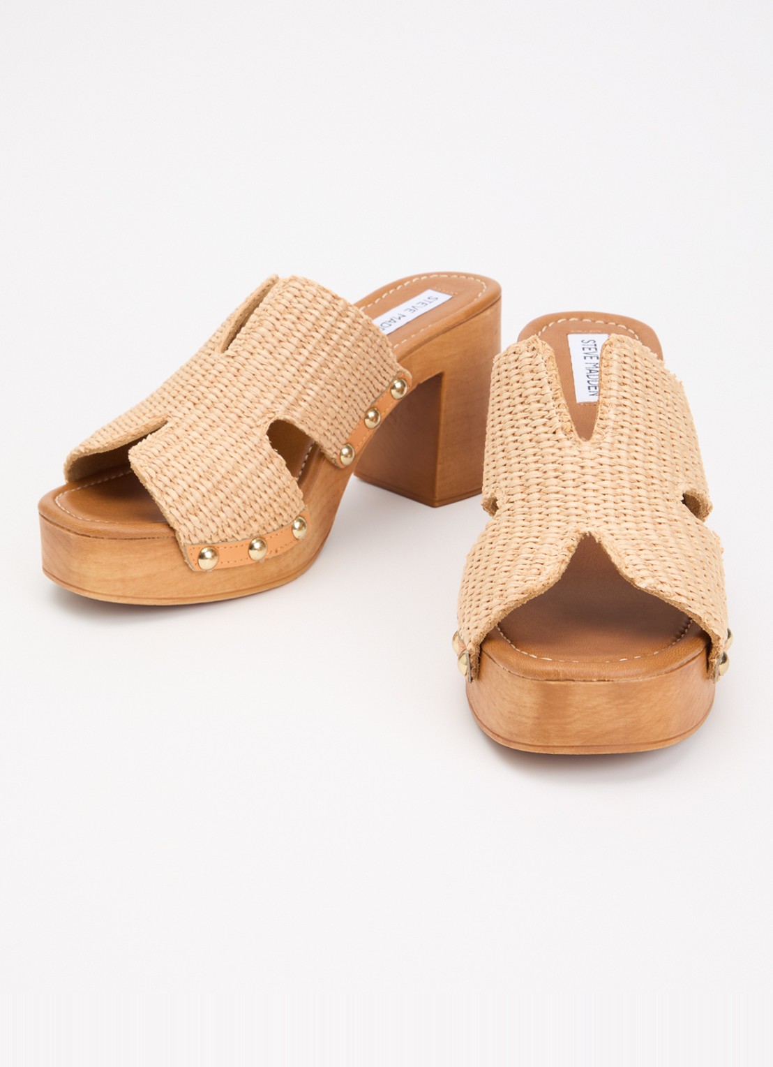 Steve Madden Sunkissed muiltje van suède - detail beige