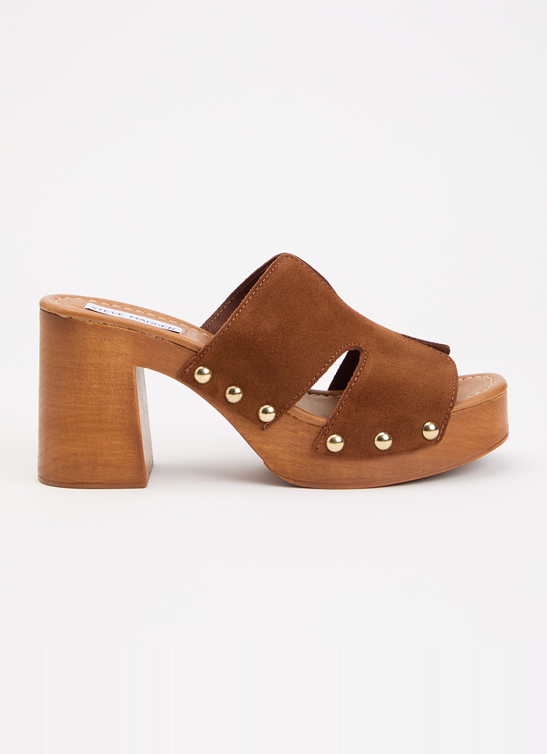 Steve Madden Sunkissed muiltje van suède - voorkant 2 bruin
