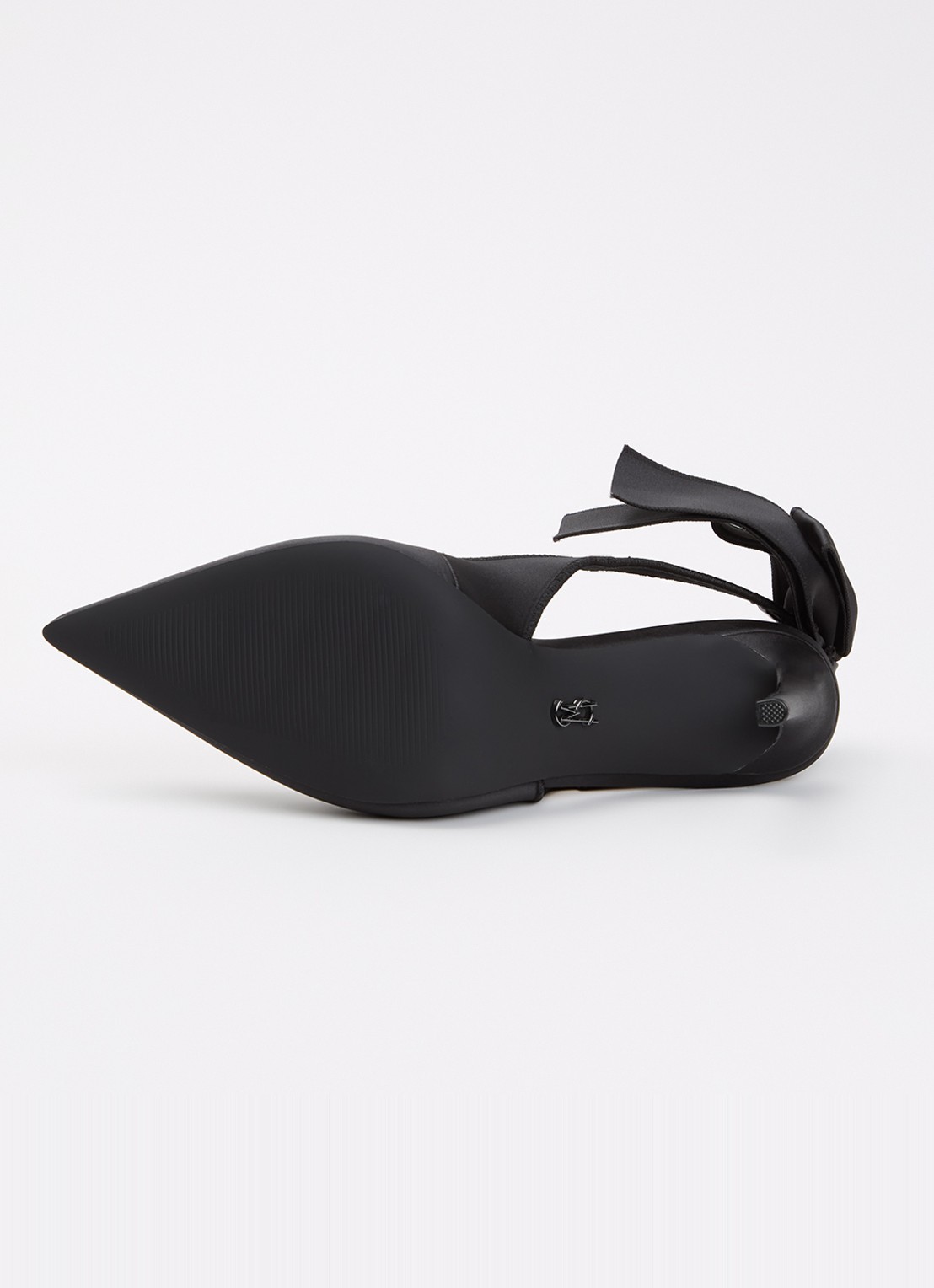 Steve Madden Teacup slingback met strikdetail - detail 4 zwart