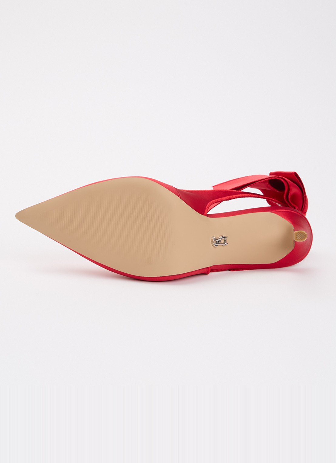 Steve Madden Teacup slingback met strikdetail - detail 4 rood