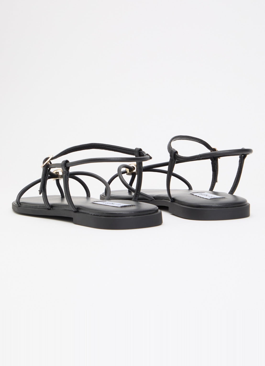 Steve Madden Tiki sandaal - achterkant 4 zwart