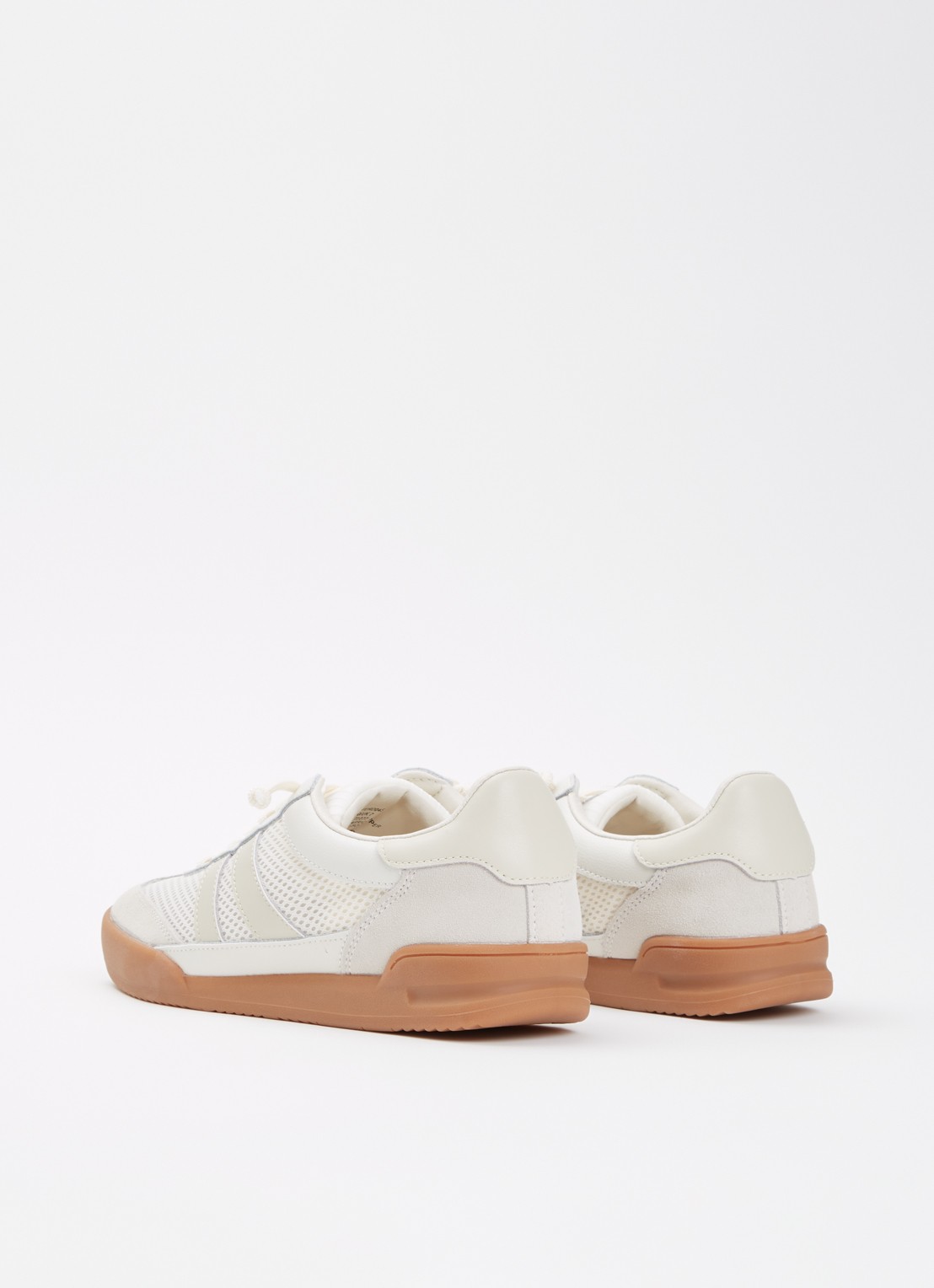 Steve Madden Verdict sneaker met suède details - achterkant wit