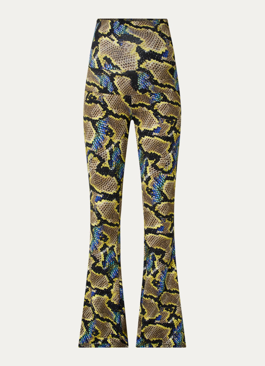 Stieglitz High waist flared fit zwangerschapsbroek met print - voorkant 4 multicolor