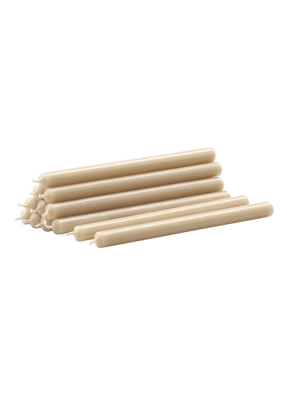 STOFF Nagel Dinerkaars set van 12 - voorkant beige