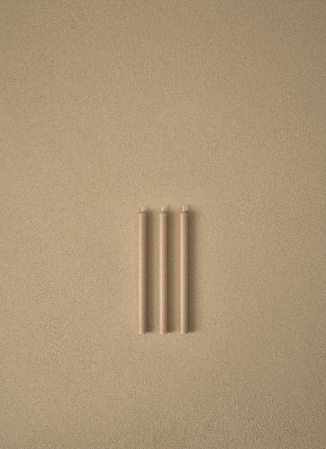 STOFF Nagel Dinerkaars set van 12 - voorkant 2 beige
