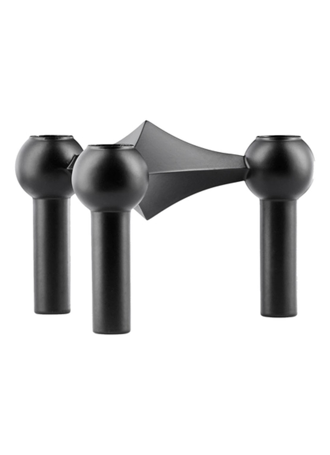STOFF Nagel Kandelaar 6 cm - voorkant zwart