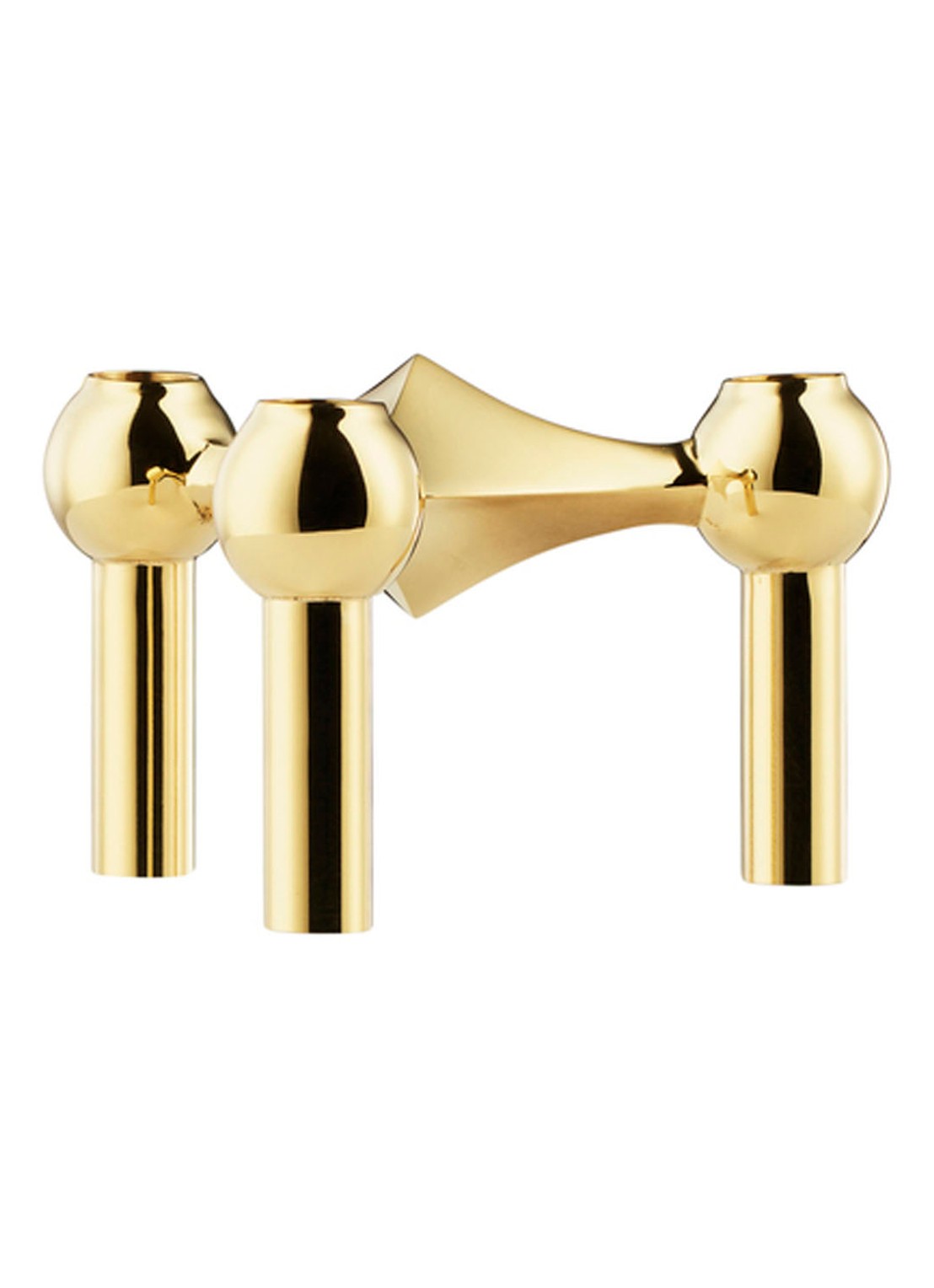 STOFF Nagel Kandelaar 6 cm - voorkant 2 goud