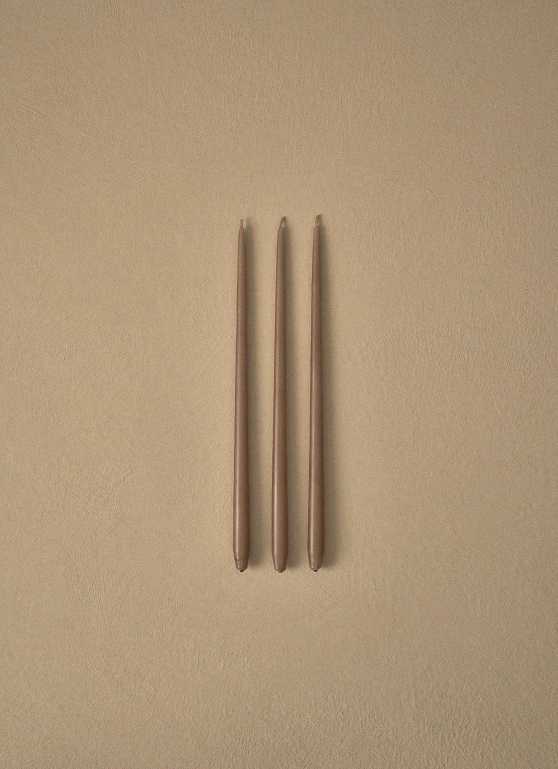 Stoff Nagel Stoff Nagel Ester & Erik kaars set van 6 - voorkant 2 bruin