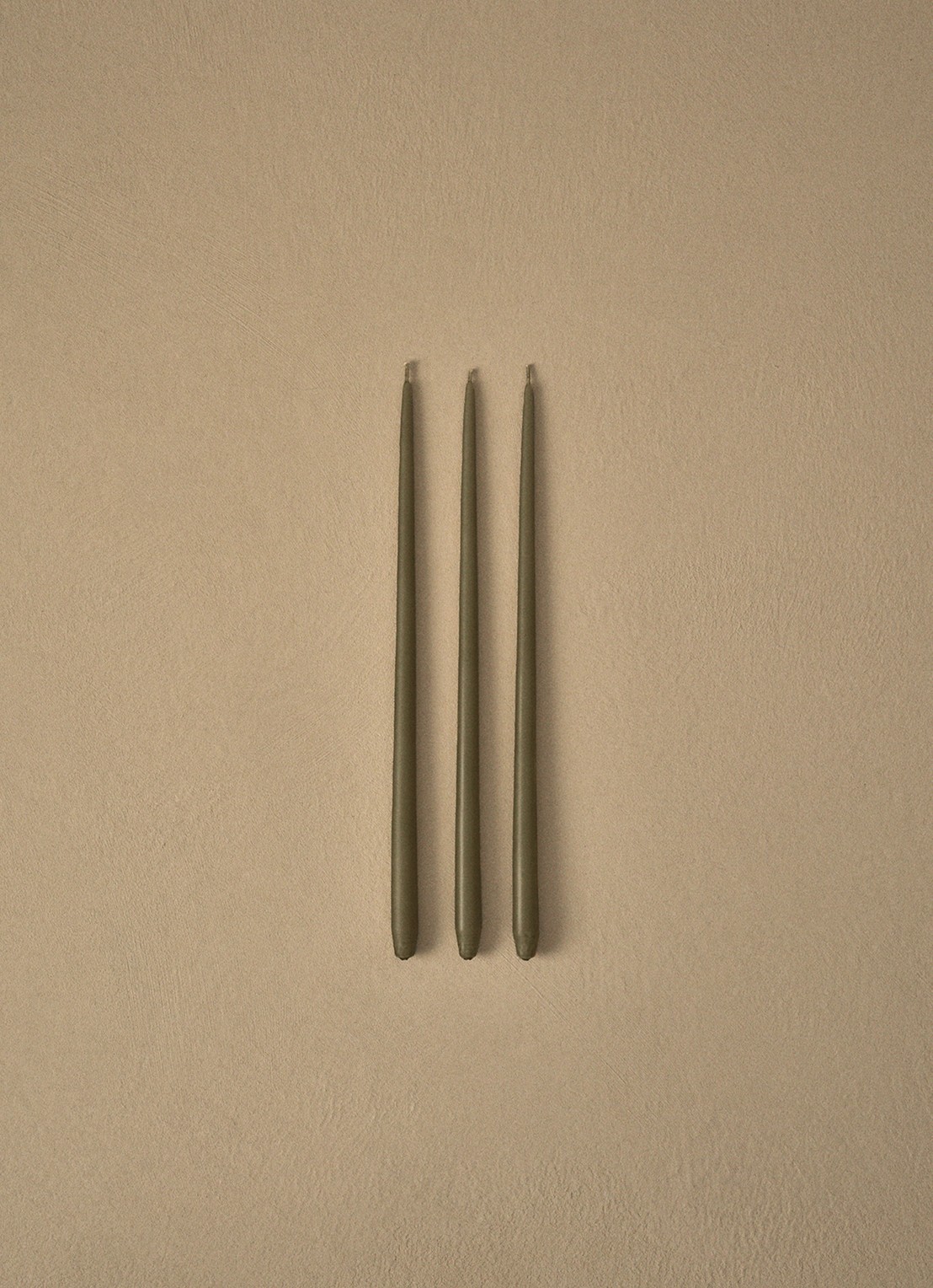 Stoff Nagel Stoff Nagel Ester & Erik kaars set van 6  - voorkant 2 groen