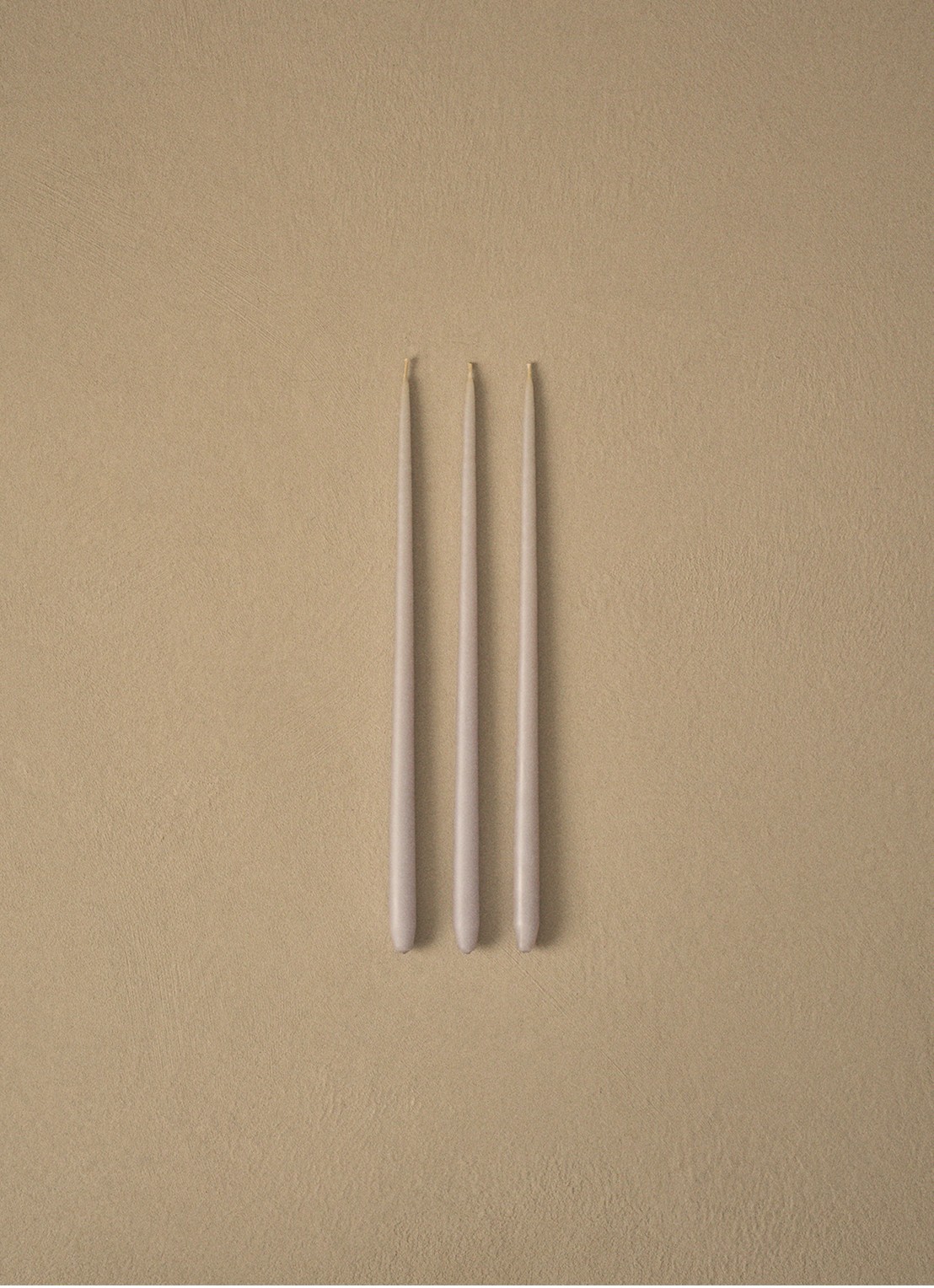 Stoff Nagel Stoff Nagel Ester & Erik kaars set van 6  - voorkant 3 paars