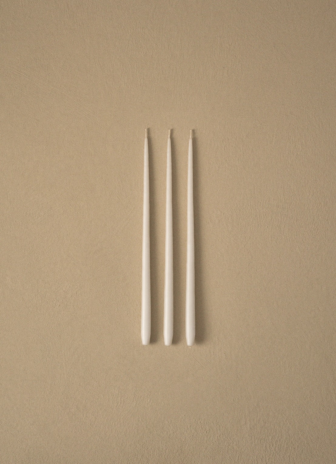 Stoff Nagel Stoff Nagel Ester & Erik kaars set van 6  - voorkant 2 wit