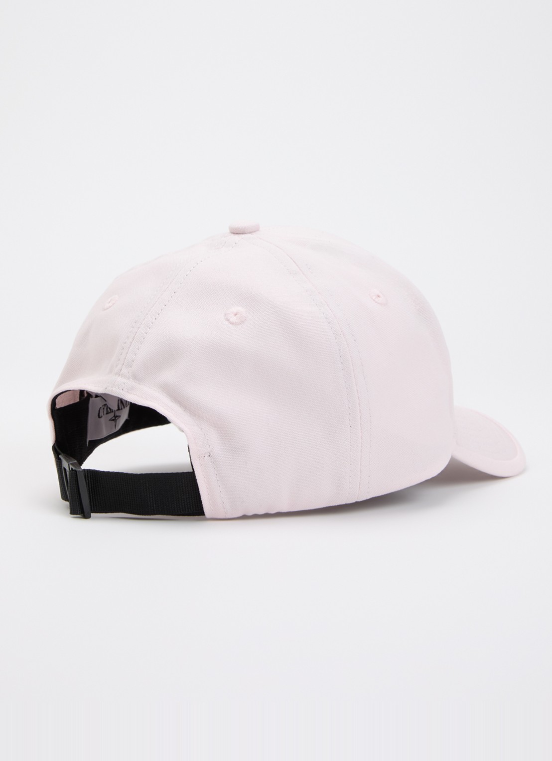 Stone Island 00001 pet met logoborduring - achterkant 2 lichtroze
