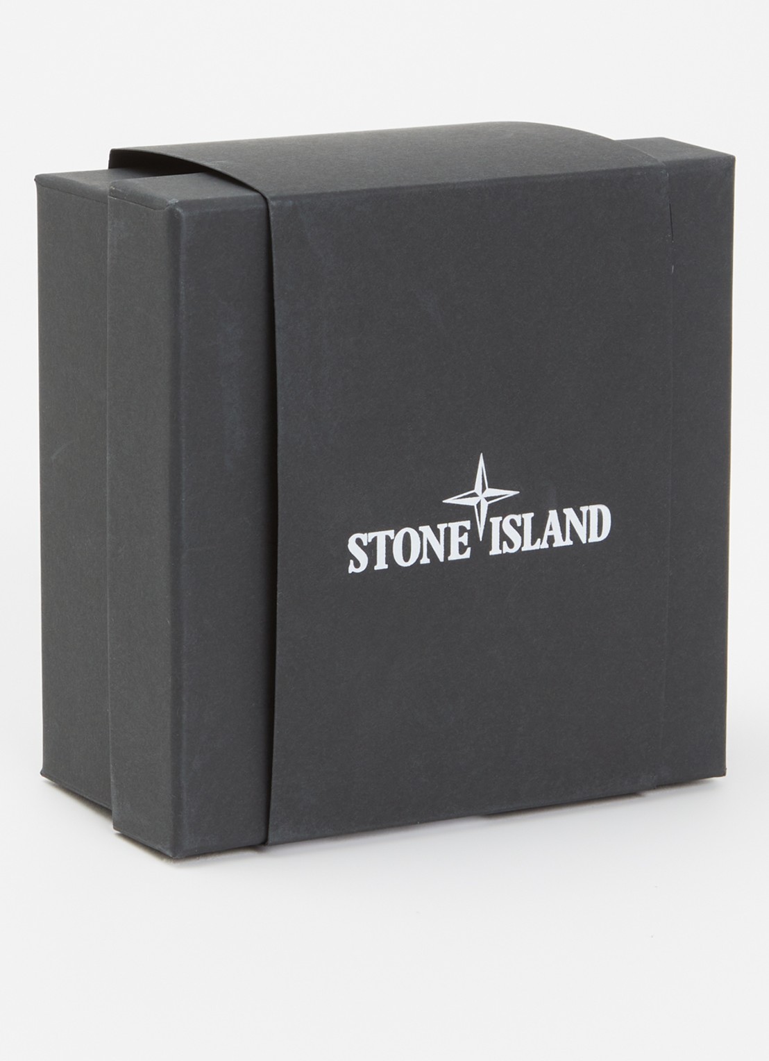 Stone Island 00001 riem met logo  - detail 3 lichtgrijs