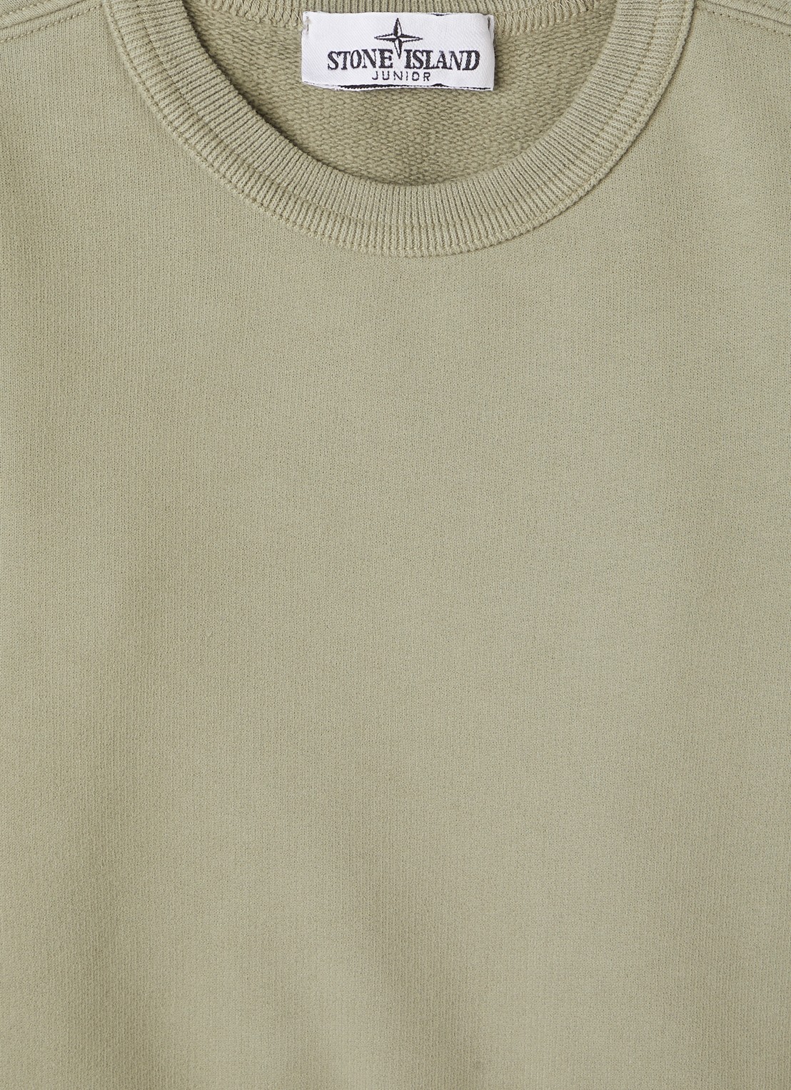 Stone Island 00001 sweater met logo - detail 3 lindegroen
