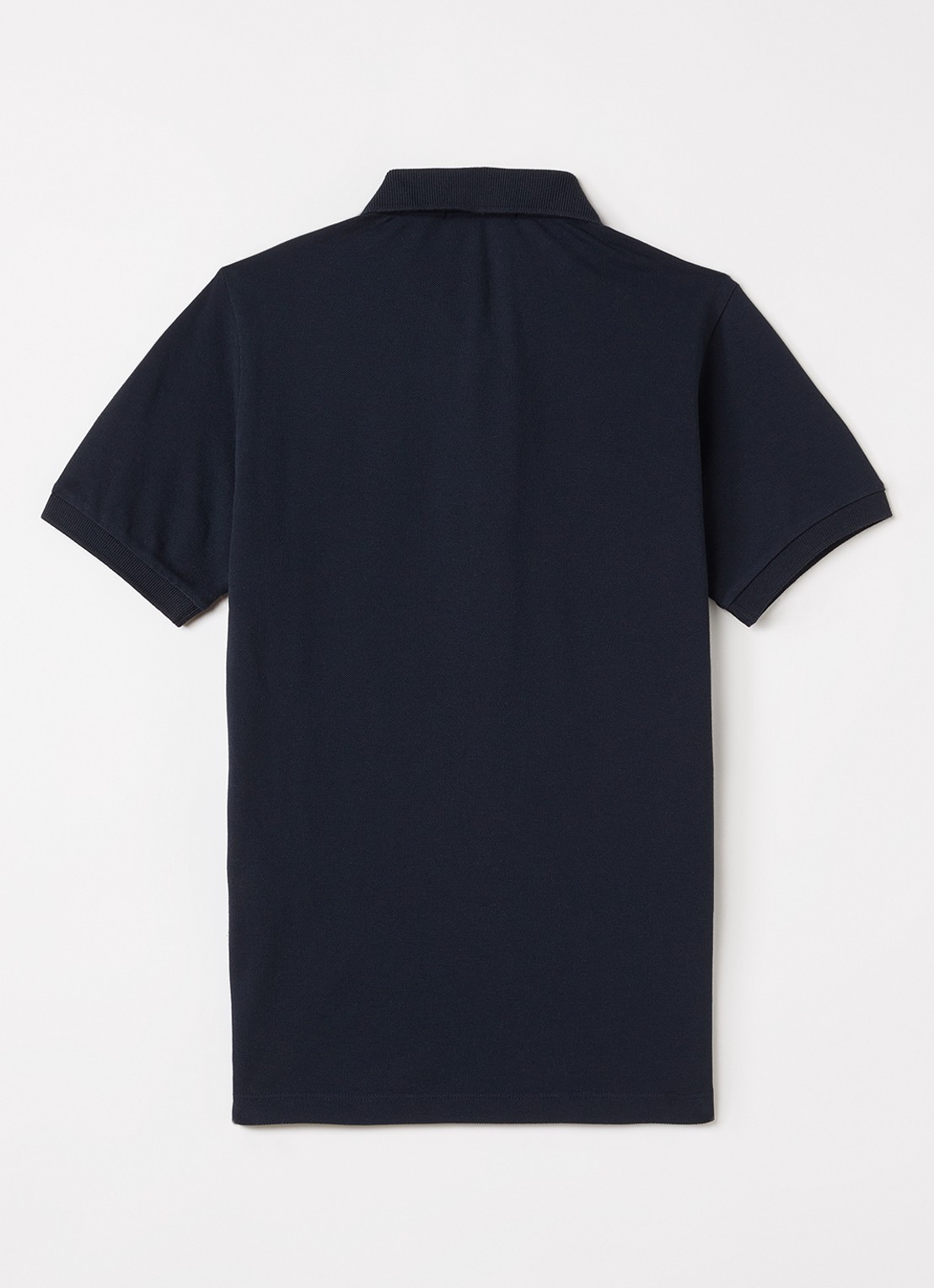 Stone Island 00002 Polo met logo - voorkant 2 donkerblauw