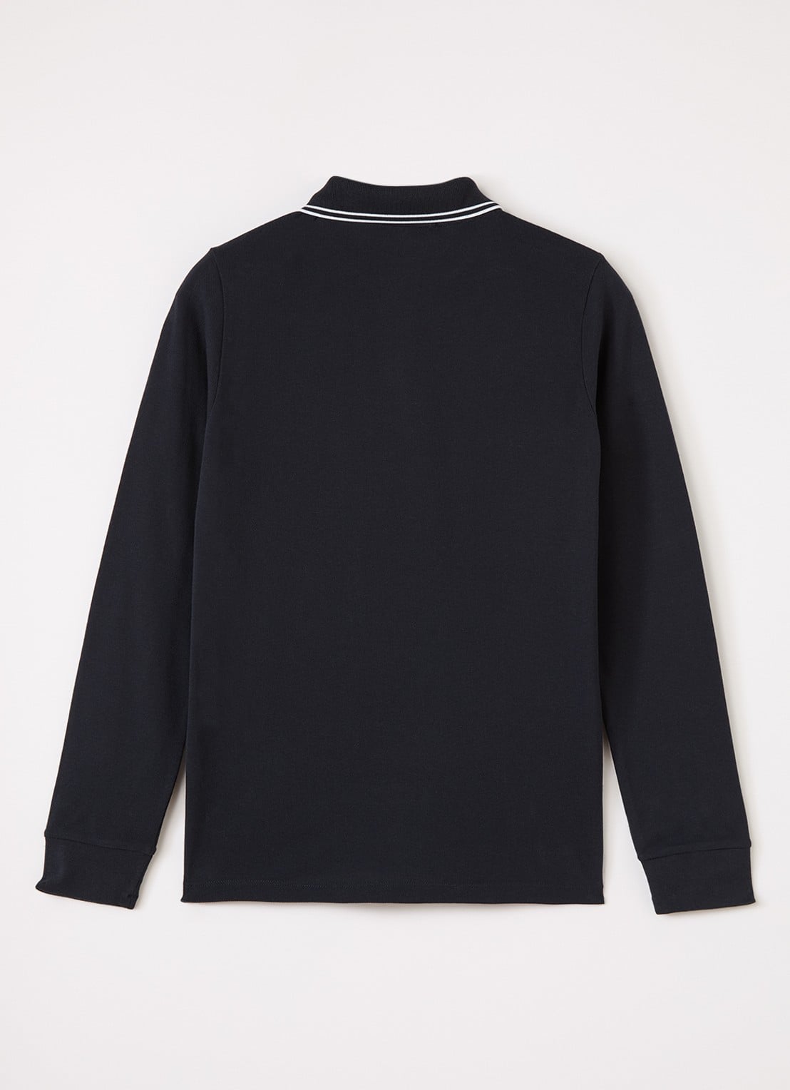 Stone Island 00002 polo met logoborduring - voorkant 3 donkerblauw