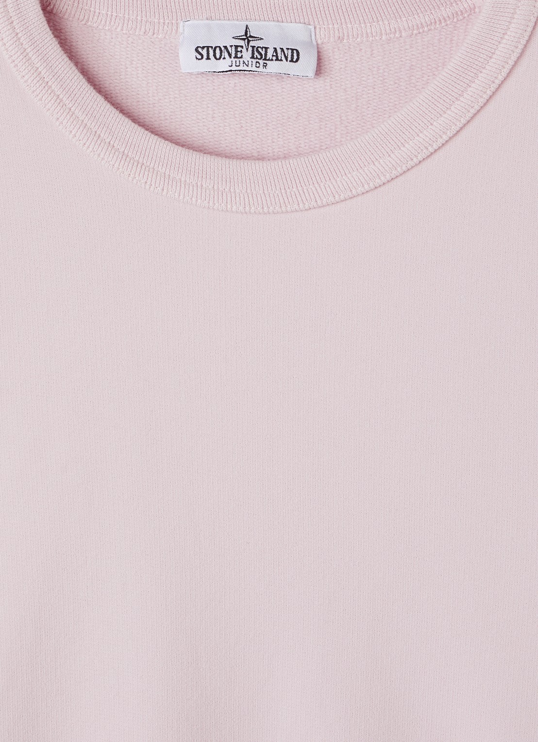 Stone Island 00002 sweater met logo - detail roze