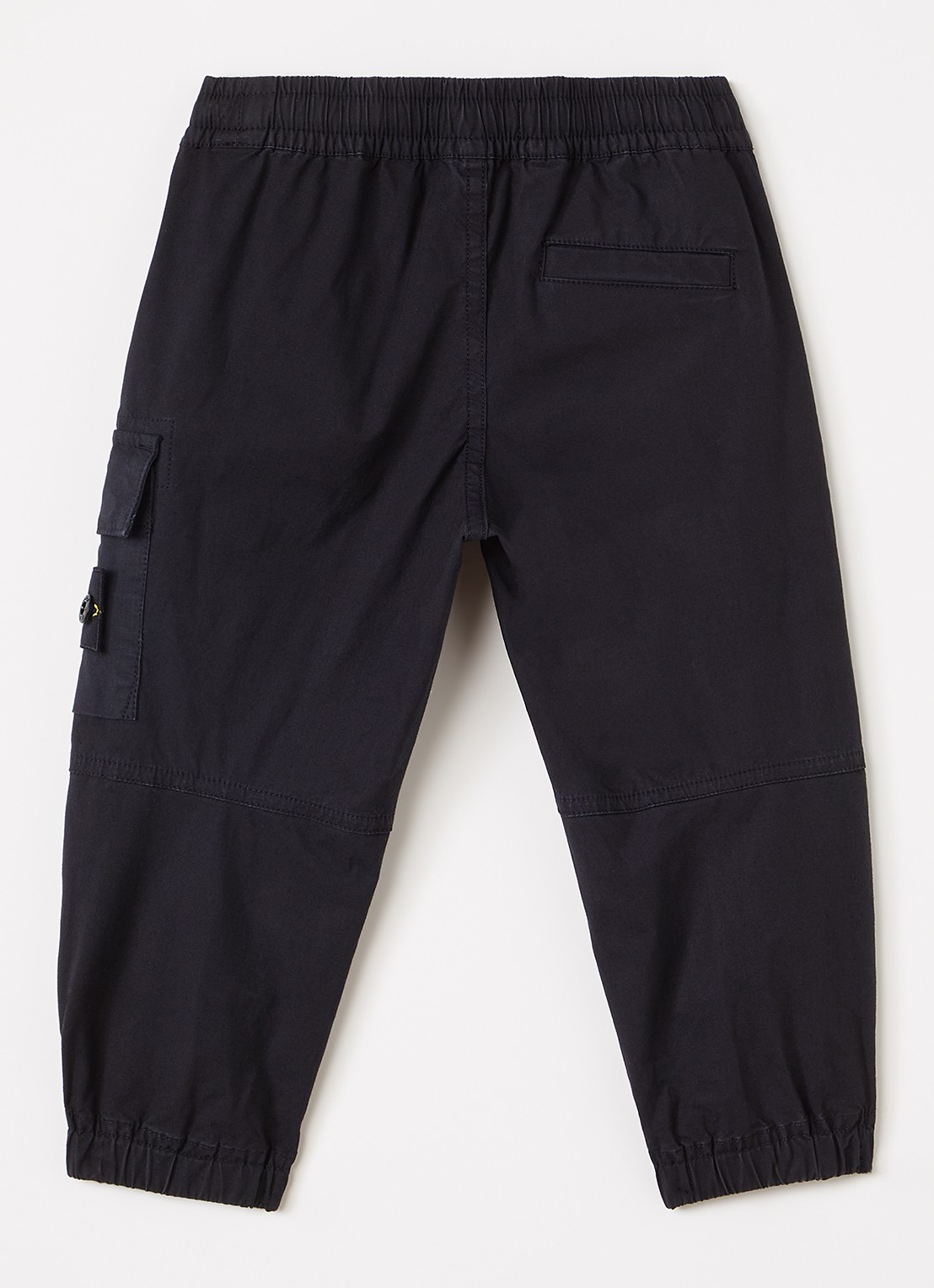 Stone Island 00003 tapered fit cargobroek - voorkant 2 zwart