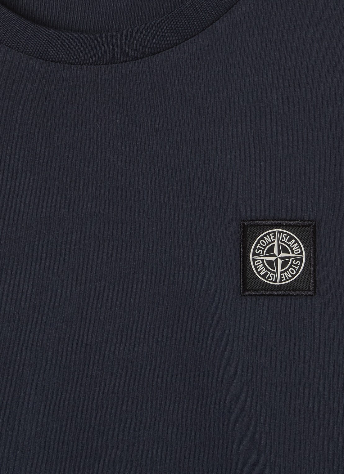 Stone Island 00004 longsleeve met logo - detail 3 donkerblauw