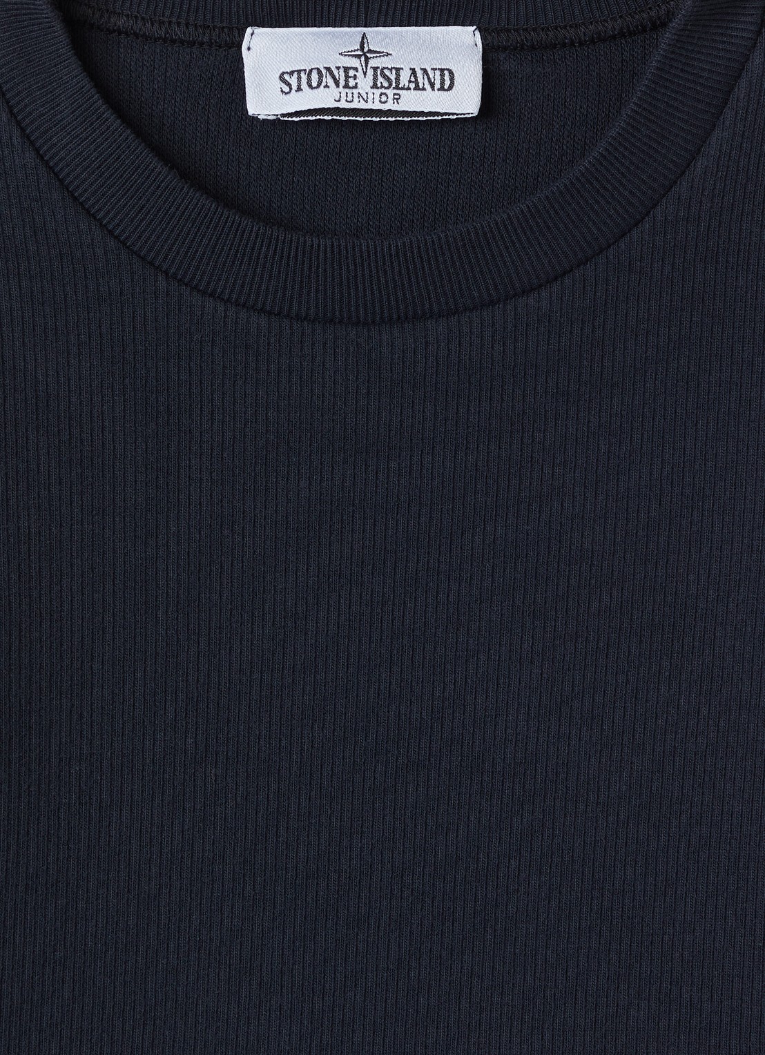 Stone Island 00006 sweater met ribstructuur - detail 3 donkerblauw