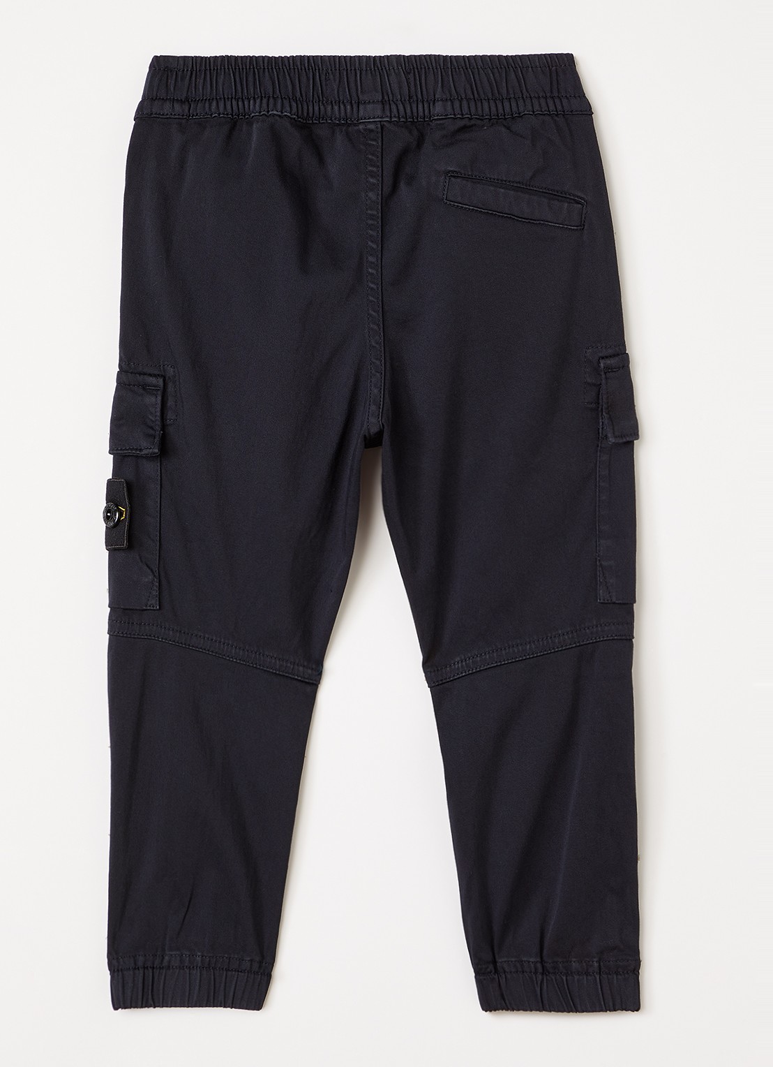 Stone Island 00006 tapered fit cargobroek - voorkant 2 donkerblauw