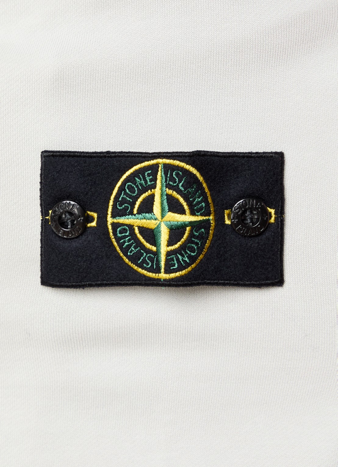 Stone Island 08514 Felpa sweatvest met logo - detail 3 grijs