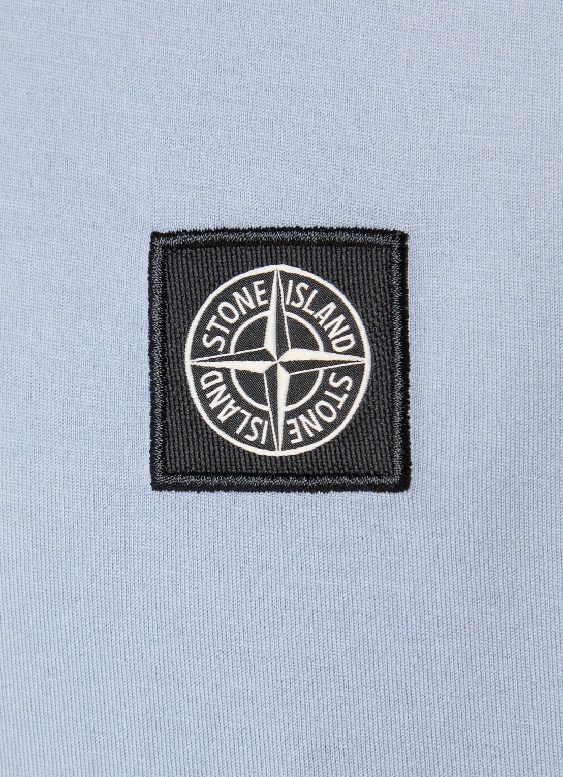 Stone Island 11002 T-shirt met logo - detail 4 blauw