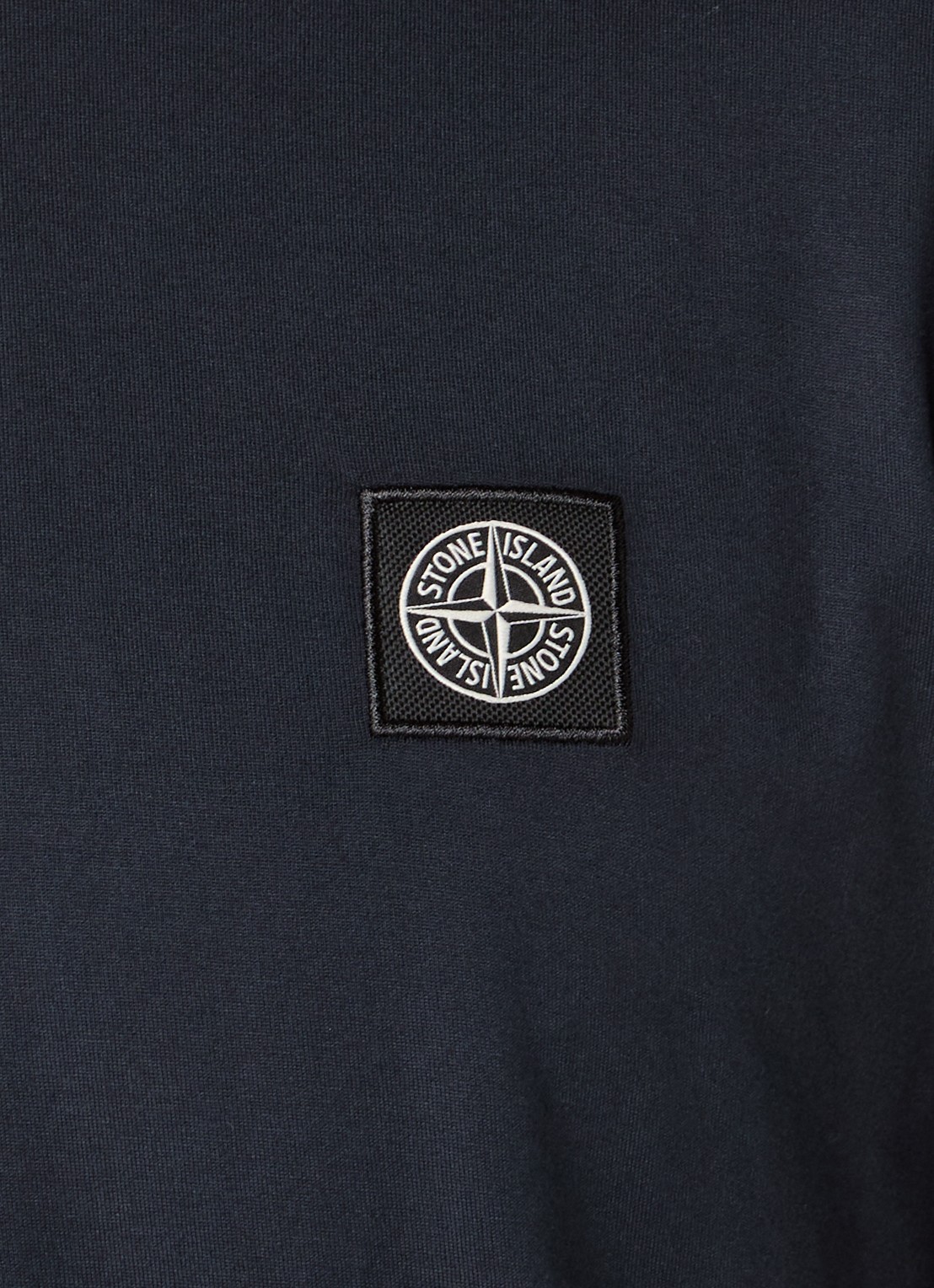 Stone Island 11002 T-shirt met logo - detail 2 donkerblauw