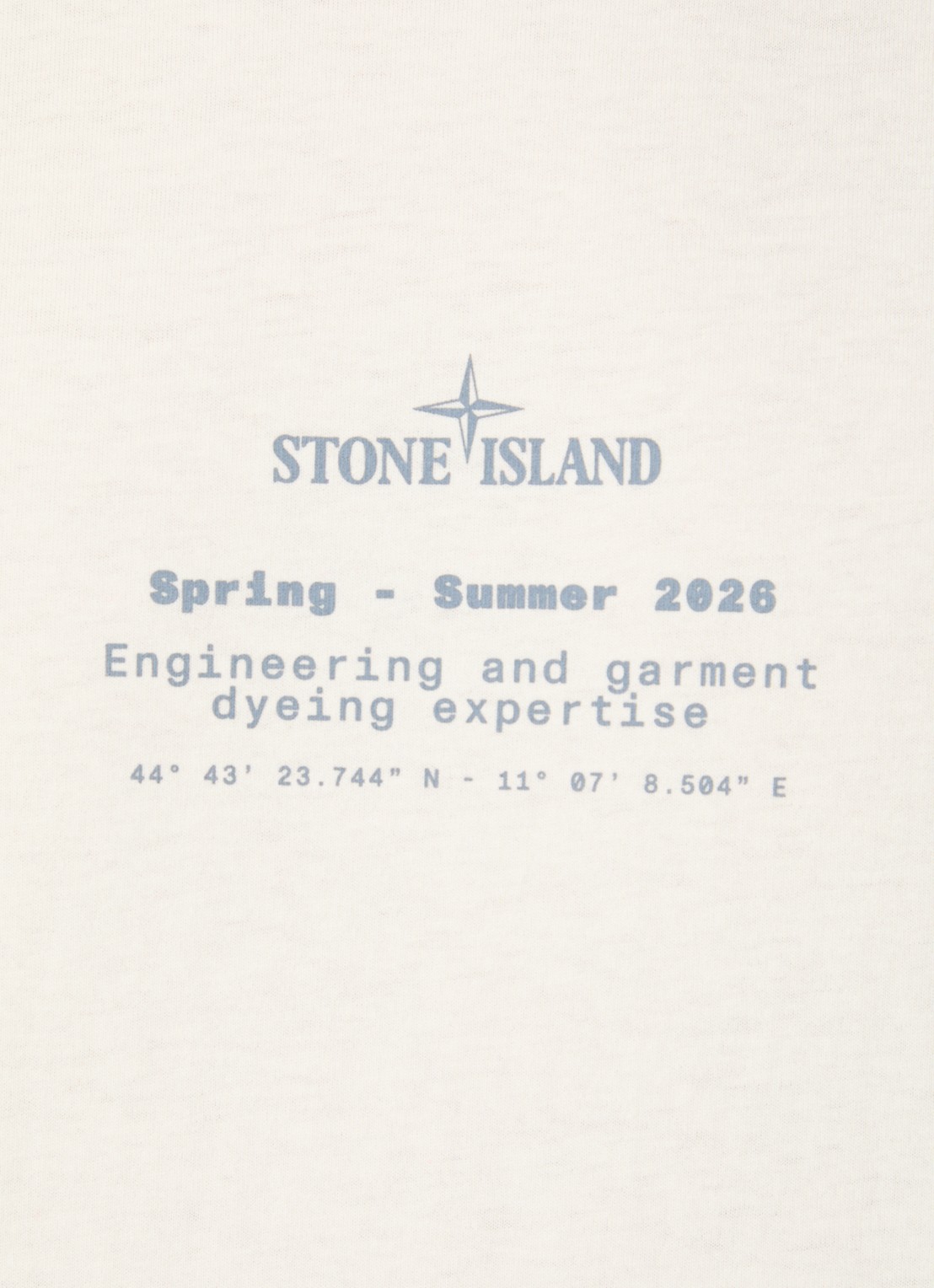 Stone Island 12002 T-shirt met logo- en backprint - detail 3 ivoor