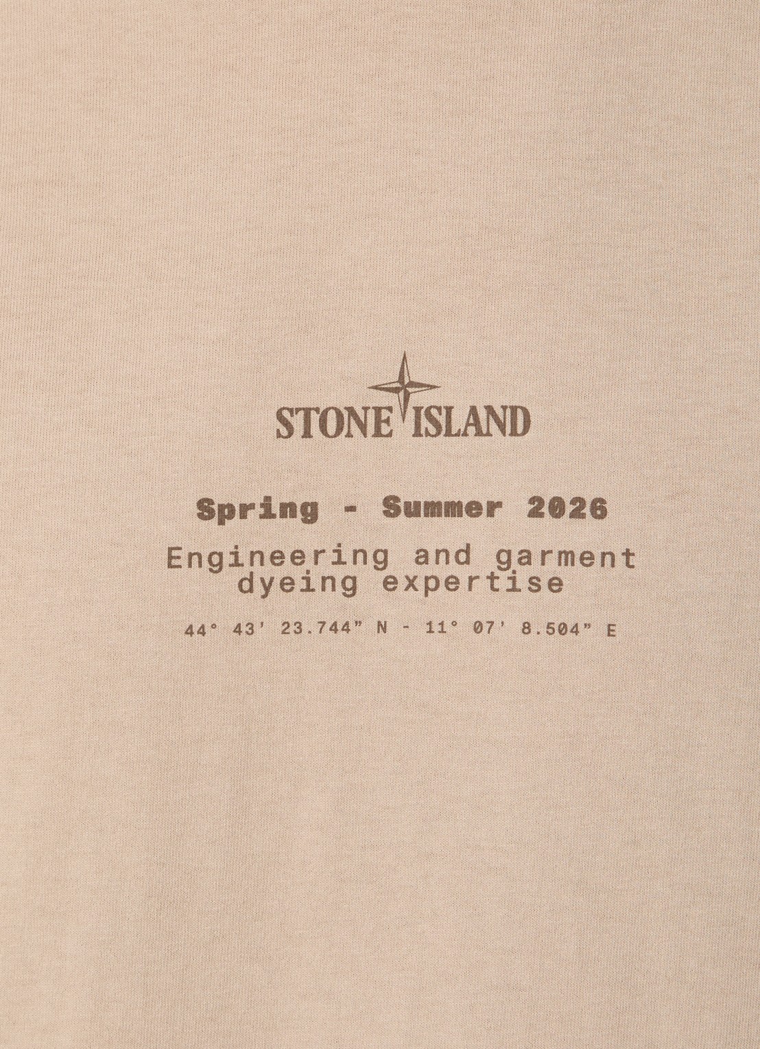 Stone Island 12002 T-shirt met logo- en backprint - detail 5 beige