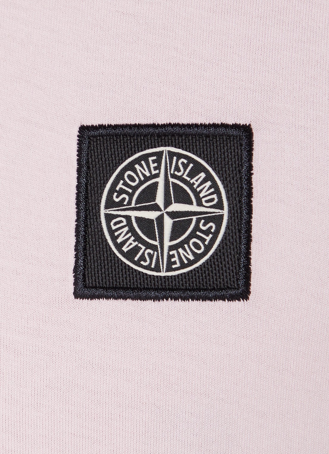 Stone Island 24113 T-shirt met logo - detail 3 oudroze