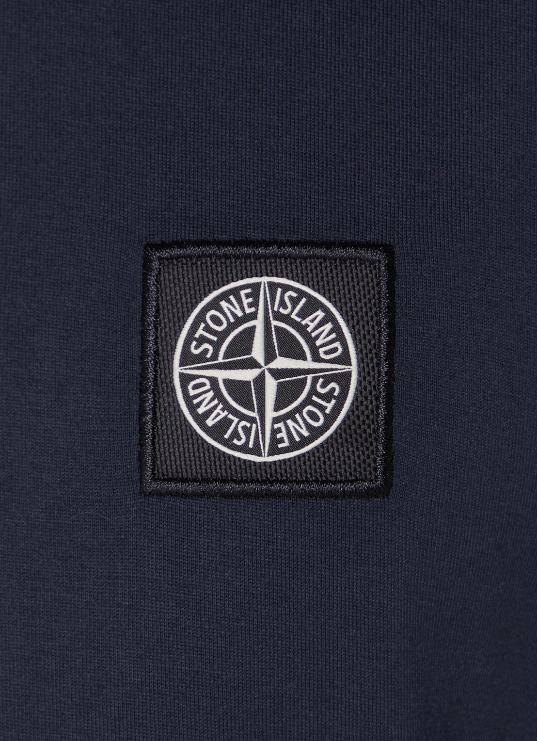 Stone Island 24113 T-shirt met logo - detail 2 donkerblauw