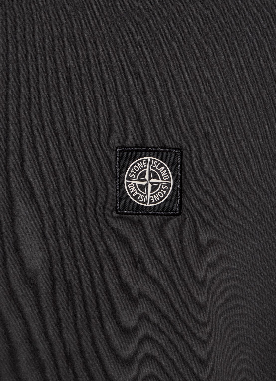Stone Island 24113 T-shirt met logo - detail 2 donkergrijs