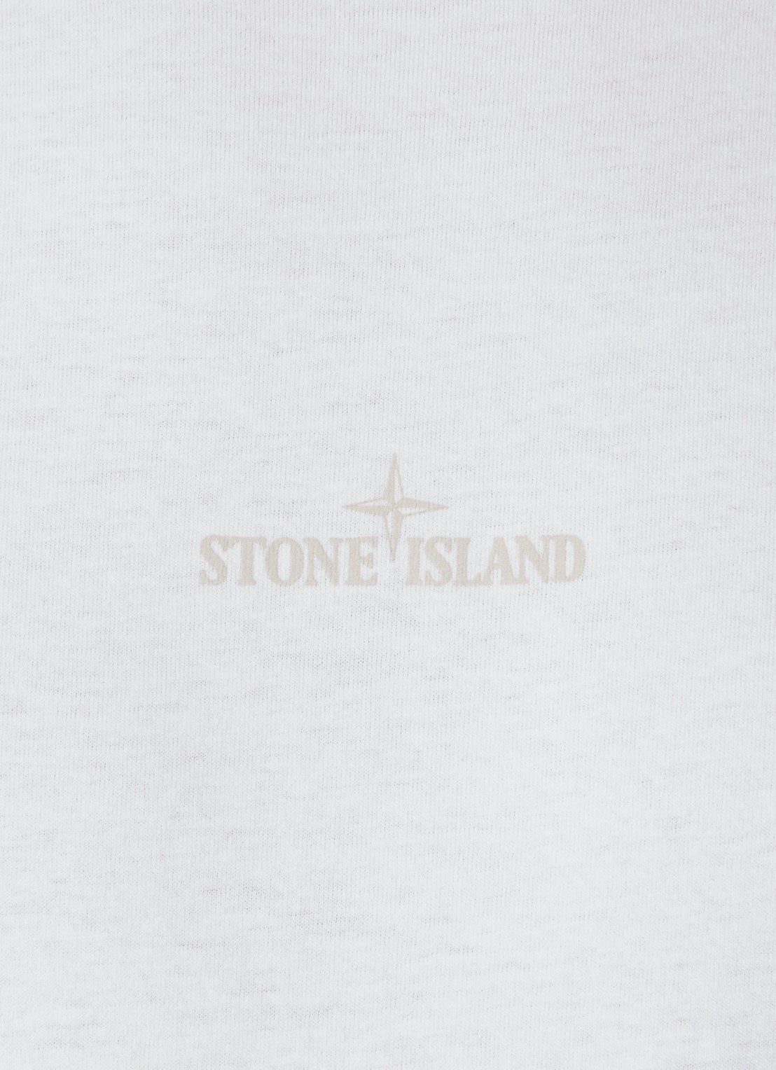 Stone Island 2RC89 T-shirt met logo- en backprint - detail 5 wit