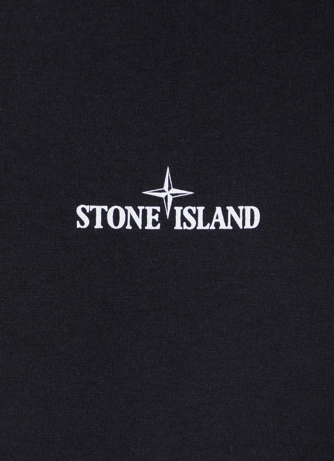 Stone Island 2RC89 T-shirt met logo- en backprint - detail 3 zwart