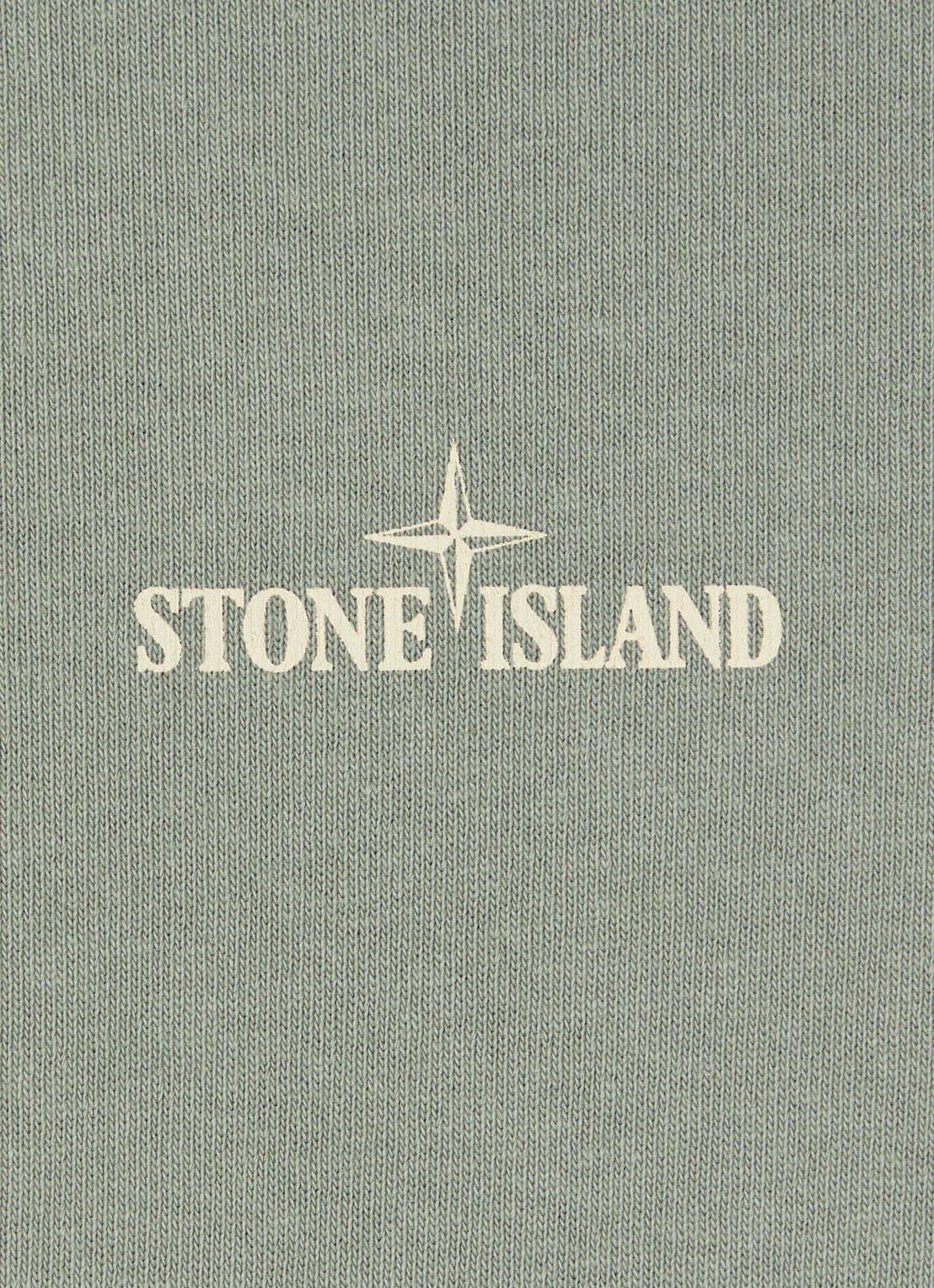 Stone Island 2RCE6 T-shirt met logo- en backprint - detail 2 olijfgroen