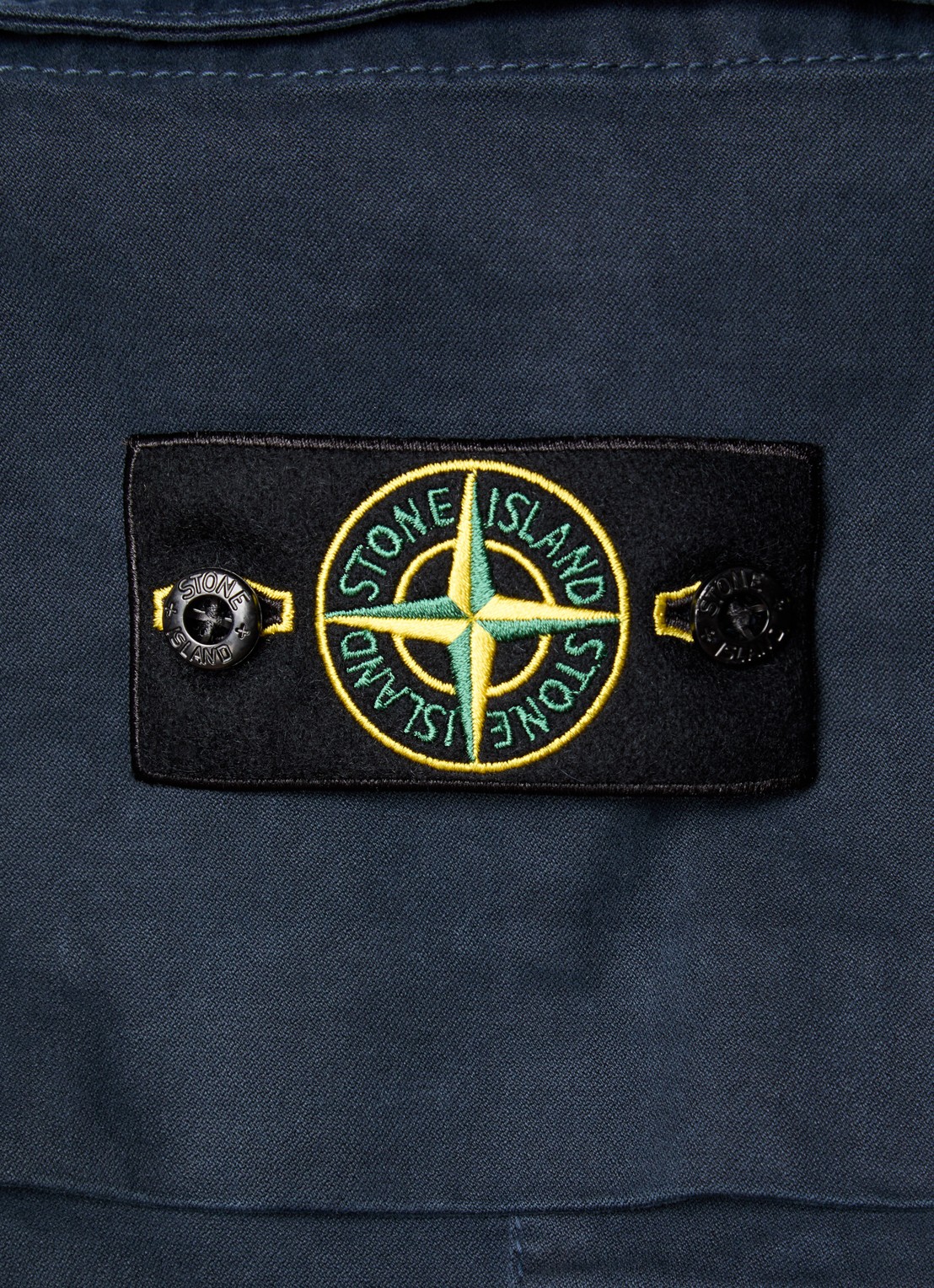 Stone Island 3100033 Tapered fit cargobroek met steekzakken en logo - detail 5 donkerblauw