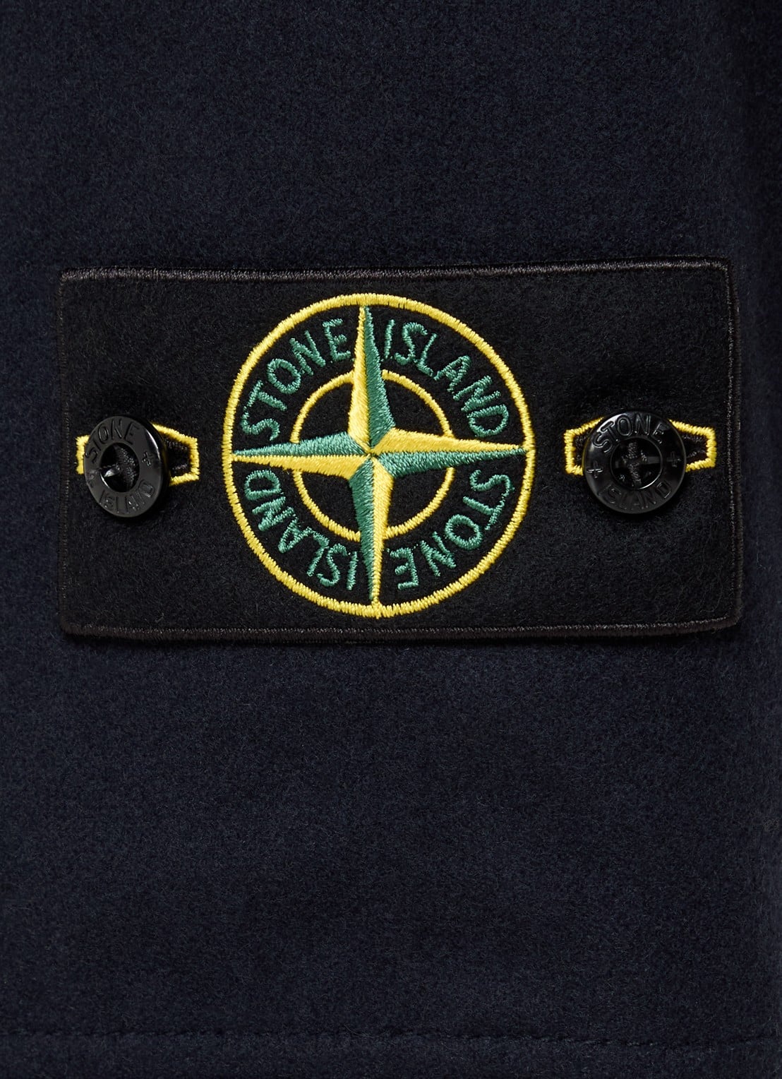 Stone Island 3100050 Tapered fit joggingbroek met steekzakken - detail 5 donkerblauw