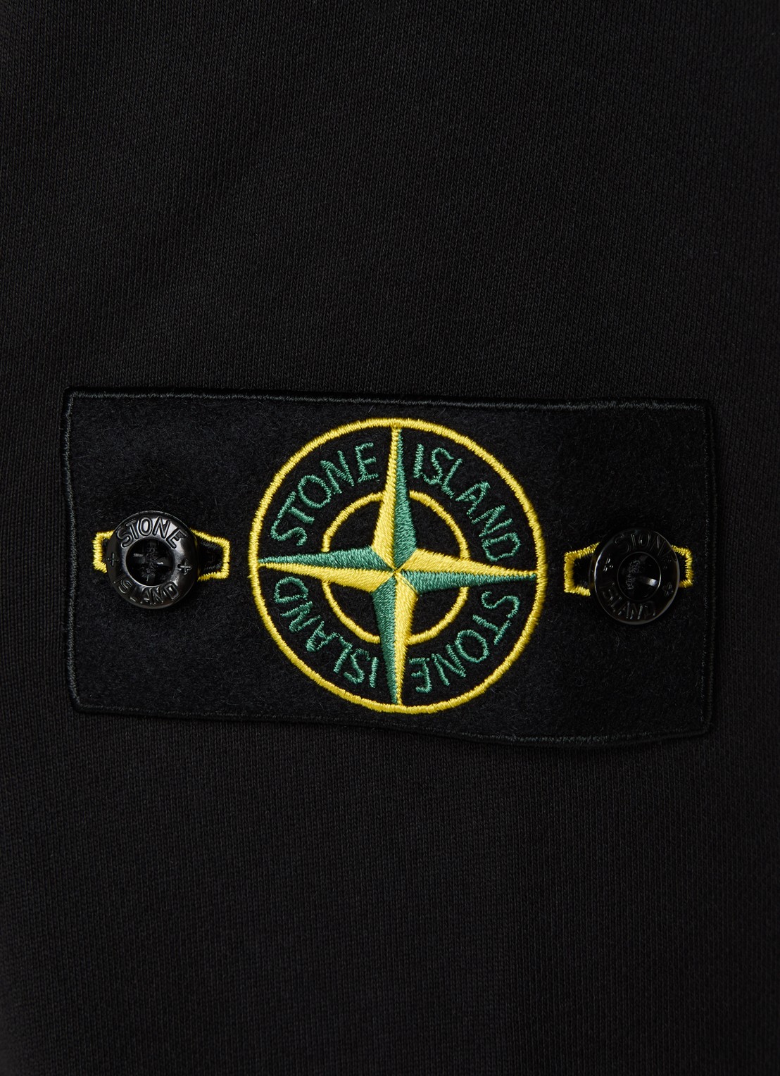 Stone Island 6100060 Sweater met logo - detail 2 zwart